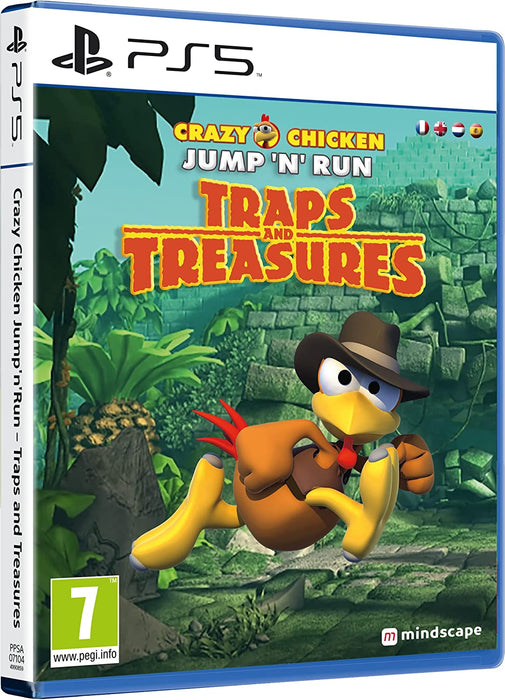 Crazy Chicken Jump'n'Run - Traps and Treasures - PS5 [New]