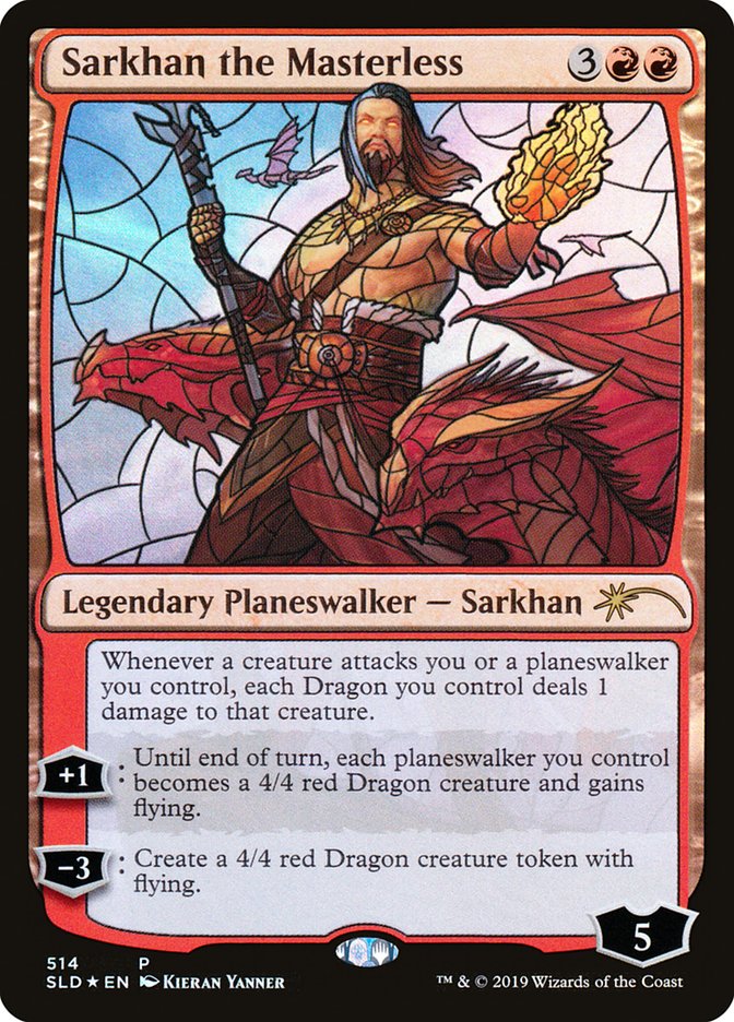 Sarkhan the Masterless (Stained Glass) [Secret Lair Drop Promos] | Yard's Games Ltd