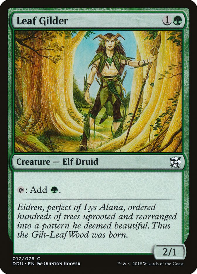 Leaf Gilder [Duel Decks: Elves vs. Inventors] | Yard's Games Ltd