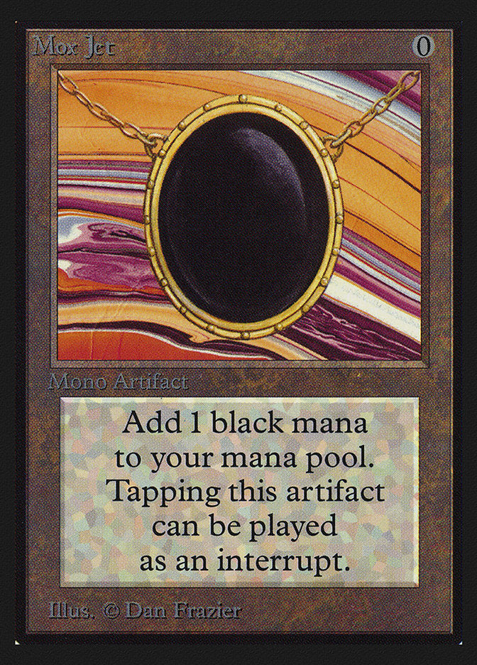 Mox Jet (Black Stone) [International Collectors' Edition] | Yard's Games Ltd