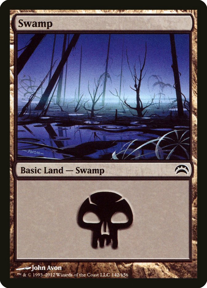 Swamp (142) [Planechase 2012] | Yard's Games Ltd