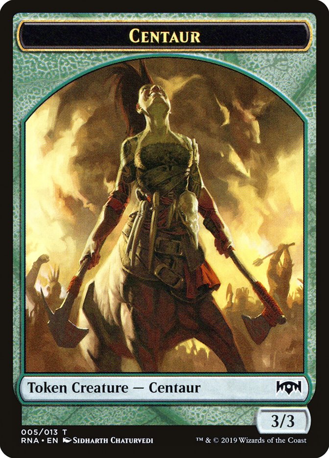 Centaur Token [Ravnica Allegiance Tokens] | Yard's Games Ltd