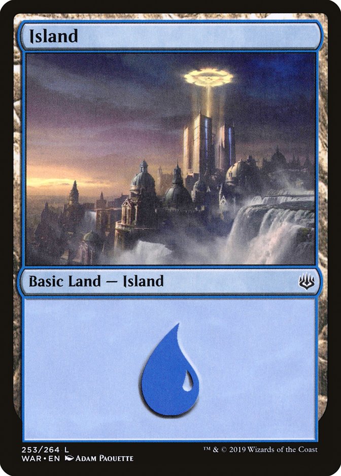 Island (253) [War of the Spark] | Yard's Games Ltd