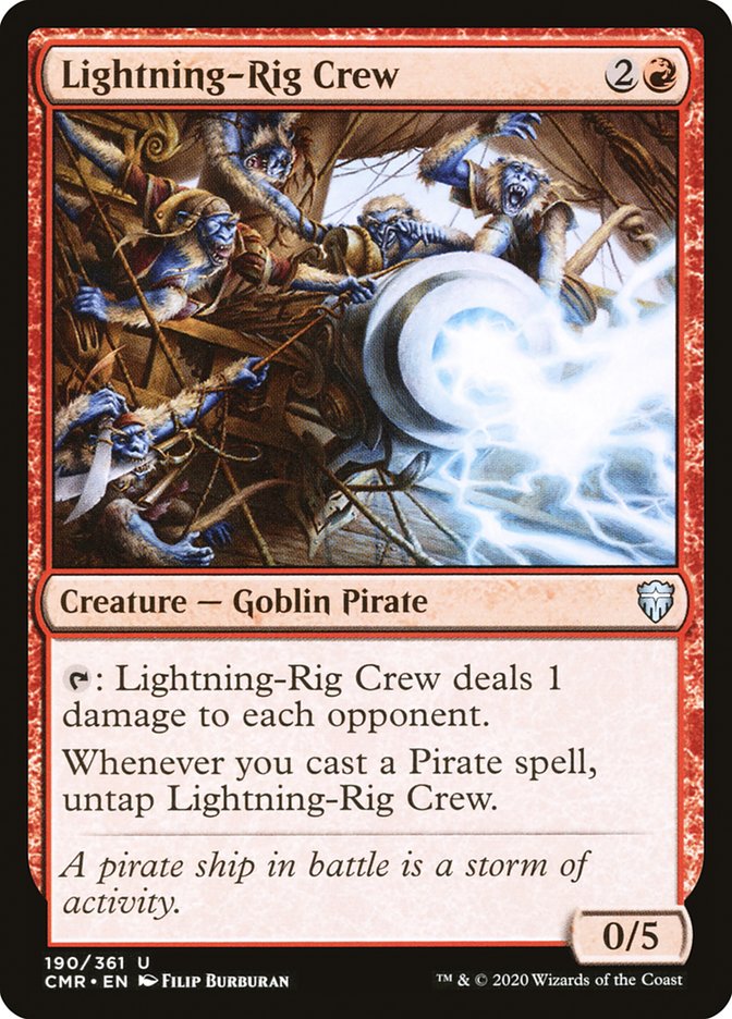Lightning-Rig Crew [Commander Legends] | Yard's Games Ltd