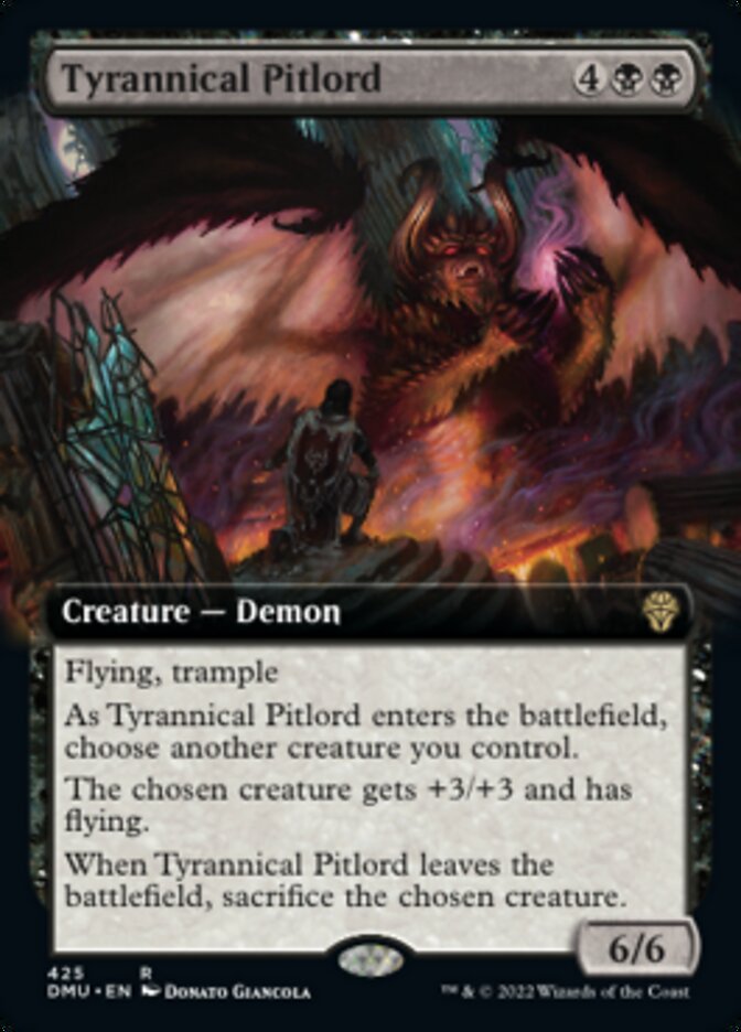 Tyrannical Pitlord (Extended Art) [Dominaria United] | Yard's Games Ltd