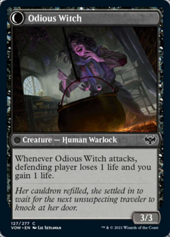 Ragged Recluse // Odious Witch [Innistrad: Crimson Vow] | Yard's Games Ltd