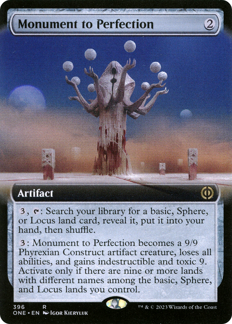 Monument to Perfection (Extended Art) [Phyrexia: All Will Be One] | Yard's Games Ltd