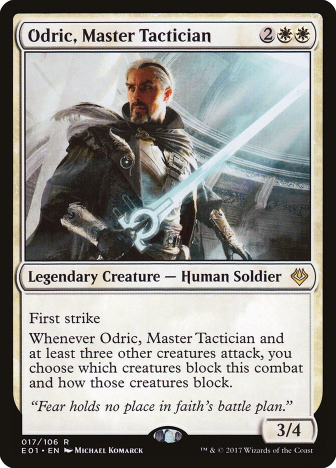 Odric, Master Tactician [Archenemy: Nicol Bolas] | Yard's Games Ltd