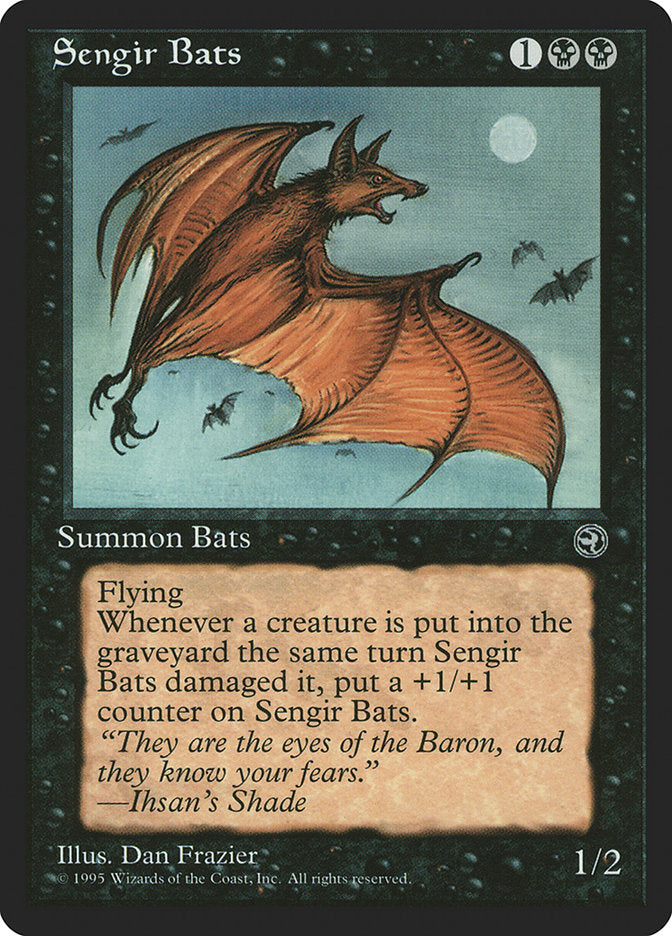 Sengir Bats (Ihsan's Shade Flavor Text) [Homelands] | Yard's Games Ltd