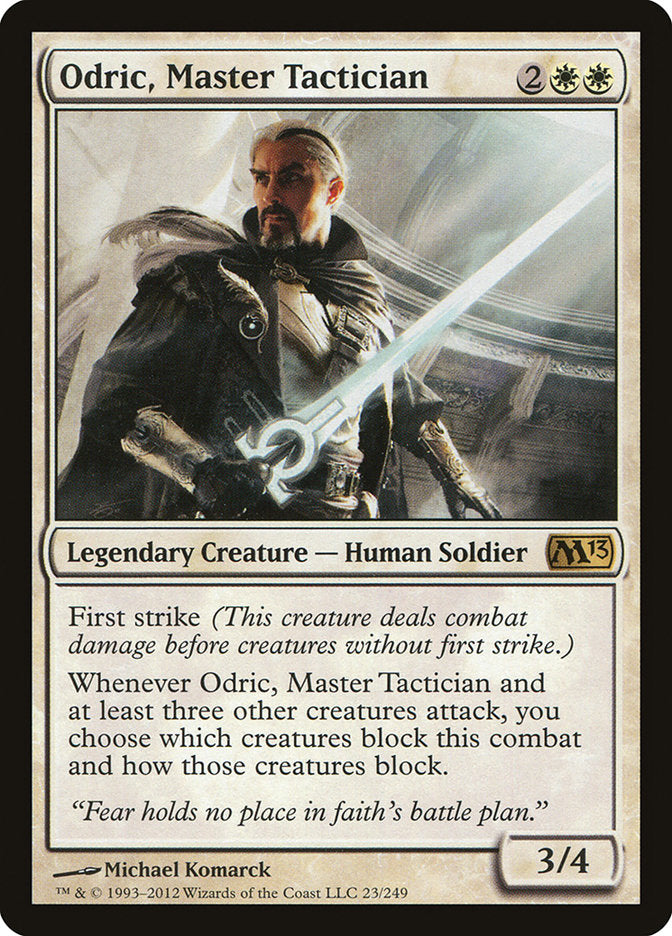 Odric, Master Tactician [Magic 2013] | Yard's Games Ltd