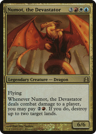 Numot, the Devastator (Oversized) [Commander 2011 Oversized] | Yard's Games Ltd