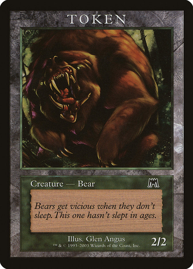 Bear Token [Magic Player Rewards 2003] | Yard's Games Ltd