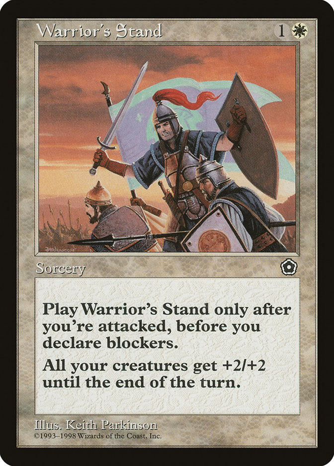Warrior's Stand [Portal Second Age] | Yard's Games Ltd