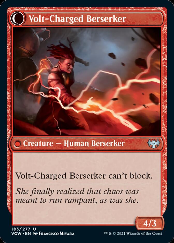 Voltaic Visionary // Volt-Charged Berserker [Innistrad: Crimson Vow] | Yard's Games Ltd