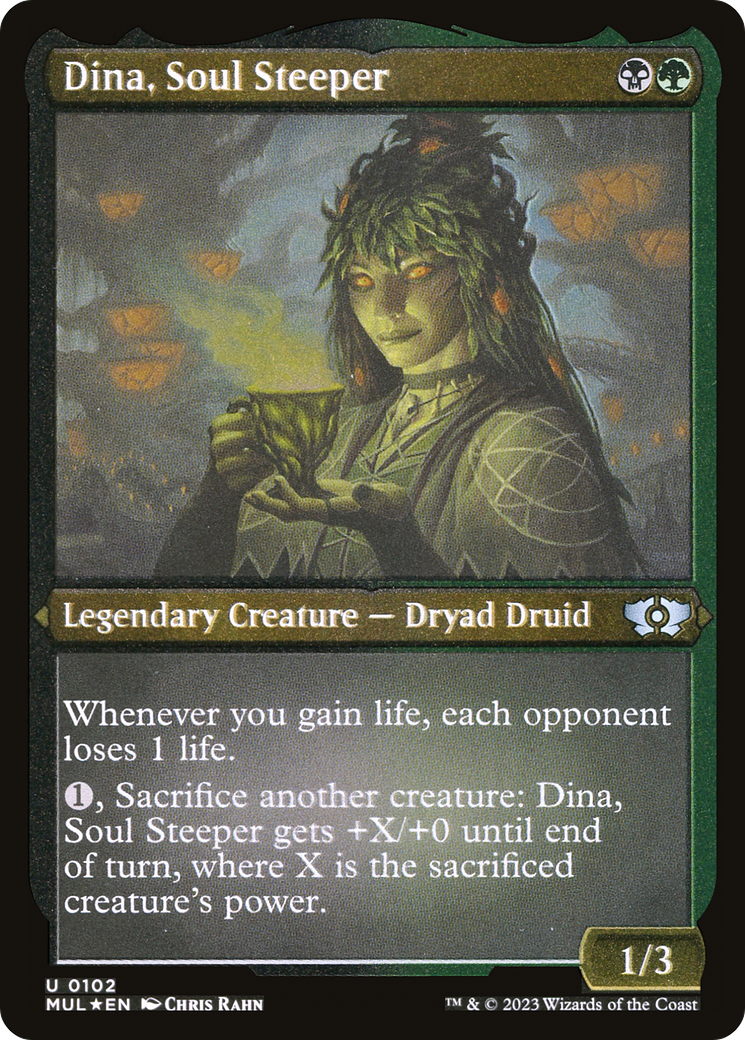Dina, Soul Steeper (Foil Etched) [Multiverse Legends] | Yard's Games Ltd