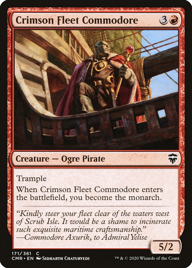 Crimson Fleet Commodore [Commander Legends] | Yard's Games Ltd