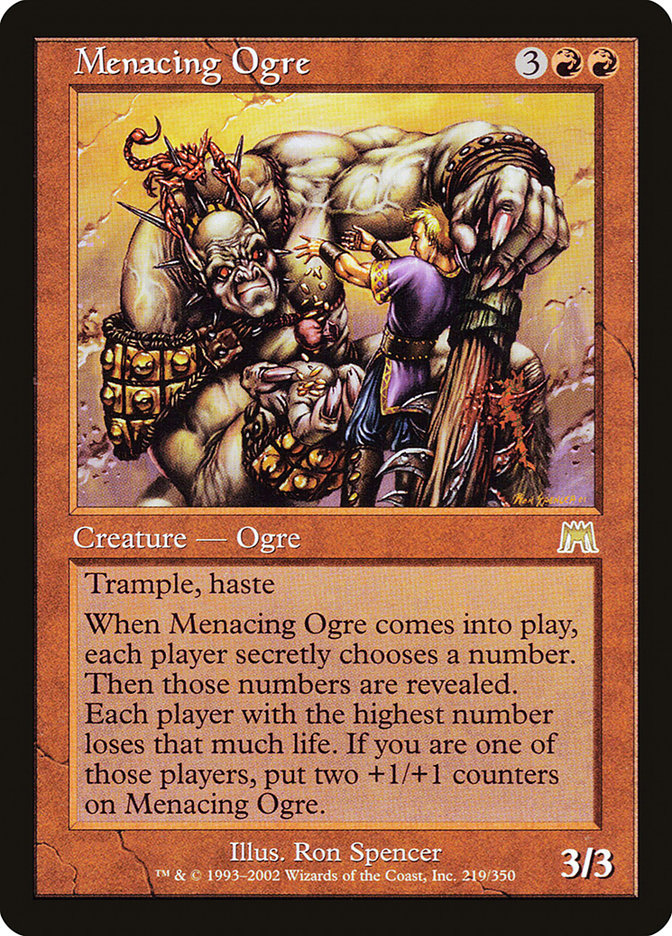 Menacing Ogre [Onslaught] | Yard's Games Ltd