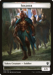 Soldier // Thrull Double-Sided Token [Commander Legends Tokens] | Yard's Games Ltd