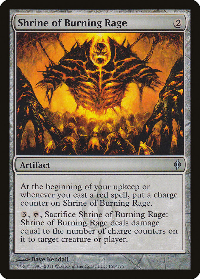 Shrine of Burning Rage [New Phyrexia] | Yard's Games Ltd