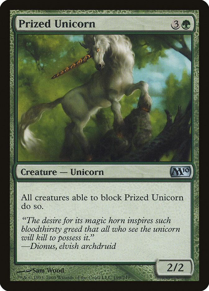 Prized Unicorn [Magic 2010] | Yard's Games Ltd