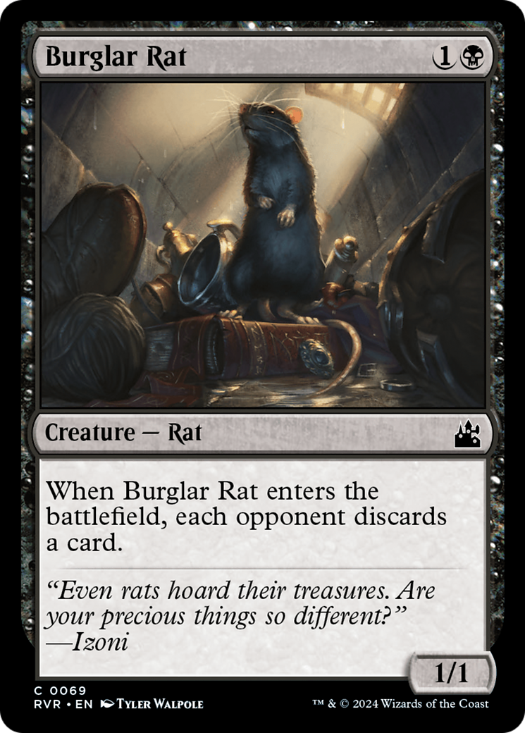 Burglar Rat [Ravnica Remastered] | Yard's Games Ltd