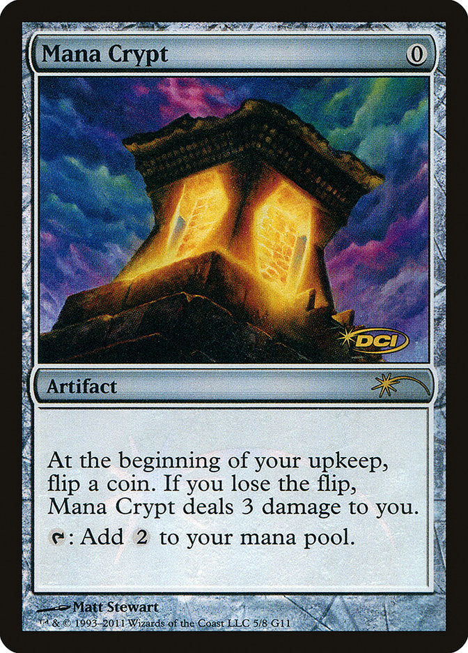 Mana Crypt [Judge Gift Cards 2011] | Yard's Games Ltd