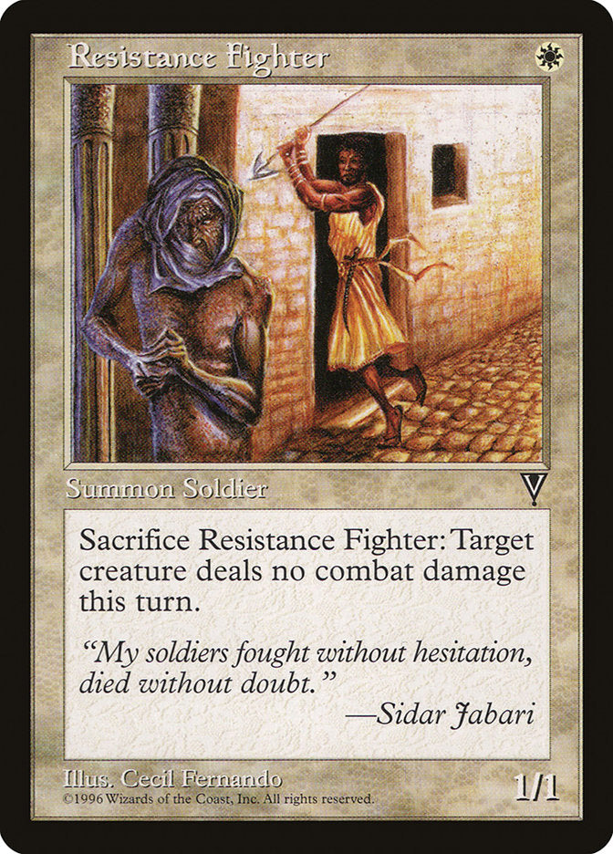 Resistance Fighter [Visions] | Yard's Games Ltd