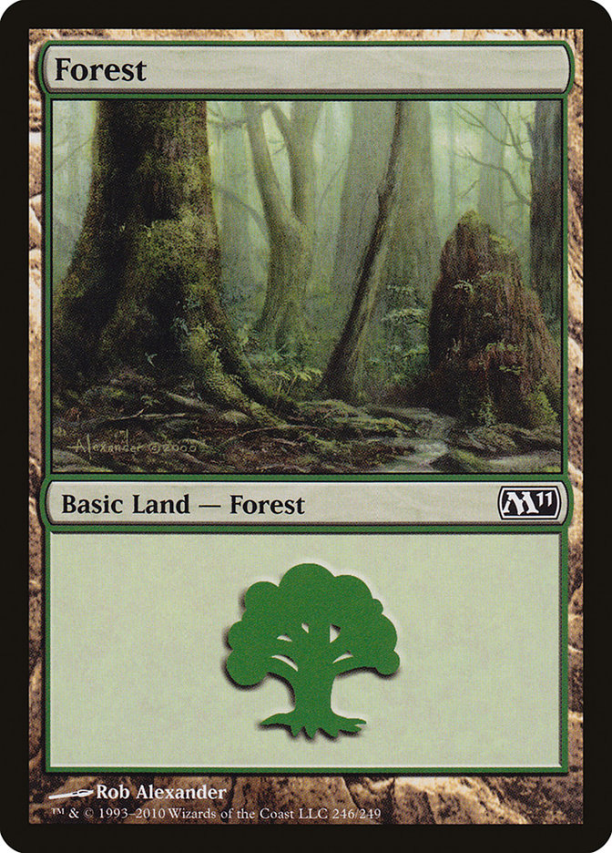 Forest (246) [Magic 2011] | Yard's Games Ltd
