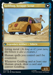Goldbug, Humanity's Ally // Goldbug, Scrappy Scout [Transformers] | Yard's Games Ltd