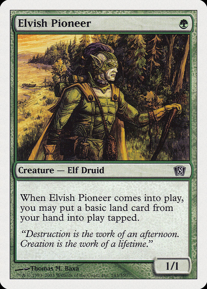 Elvish Pioneer [Eighth Edition] | Yard's Games Ltd