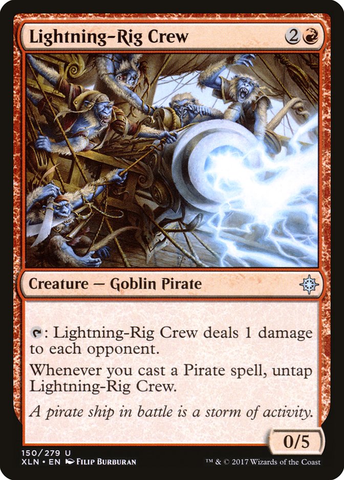 Lightning-Rig Crew [Ixalan] | Yard's Games Ltd