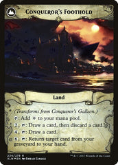 Conqueror's Galleon // Conqueror's Foothold [Ixalan Prerelease Promos] | Yard's Games Ltd