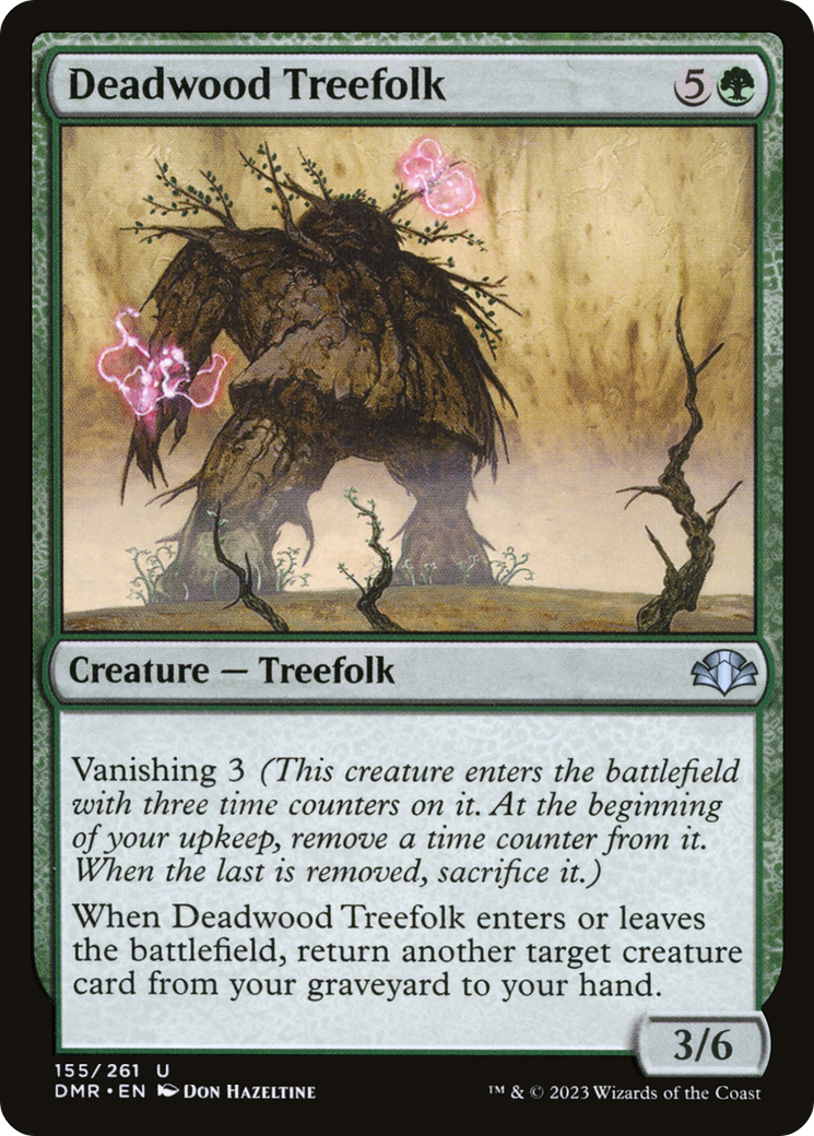 Deadwood Treefolk [Dominaria Remastered] | Yard's Games Ltd
