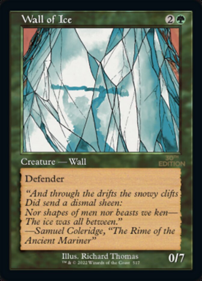 Wall of Ice (Retro) [30th Anniversary Edition] | Yard's Games Ltd