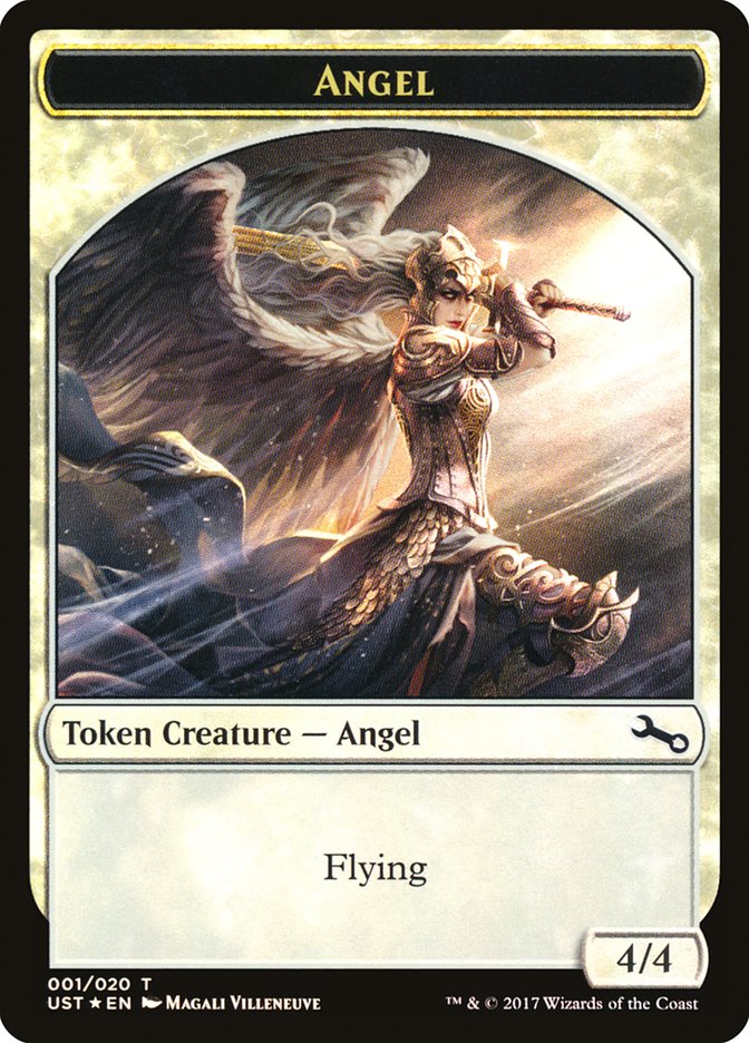 Angel // Angel Double-Sided Token [Unstable Tokens] | Yard's Games Ltd