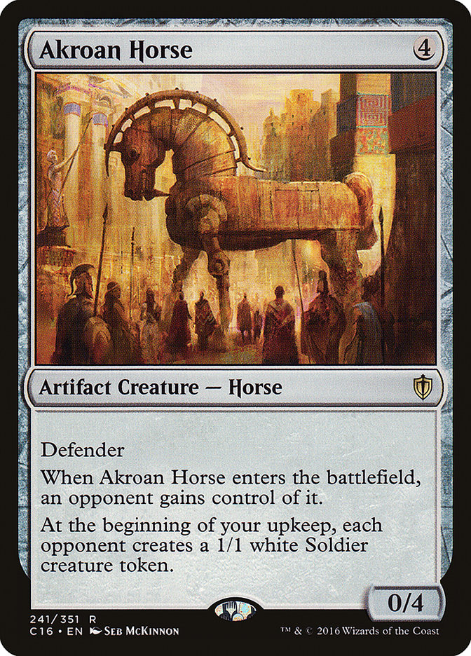 Akroan Horse [Commander 2016] | Yard's Games Ltd