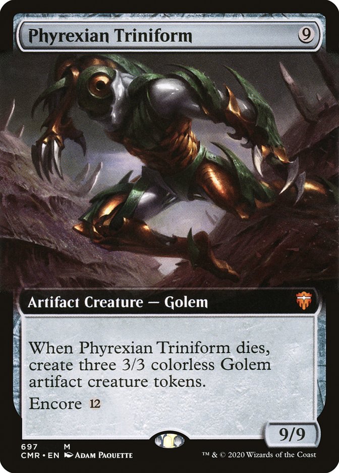 Phyrexian Triniform (Extended Art) [Commander Legends] | Yard's Games Ltd
