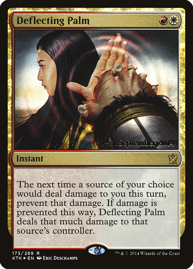 Deflecting Palm [Khans of Tarkir Prerelease Promos] | Yard's Games Ltd