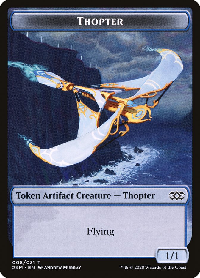 Copy // Thopter (008) Double-Sided Token [Double Masters Tokens] | Yard's Games Ltd