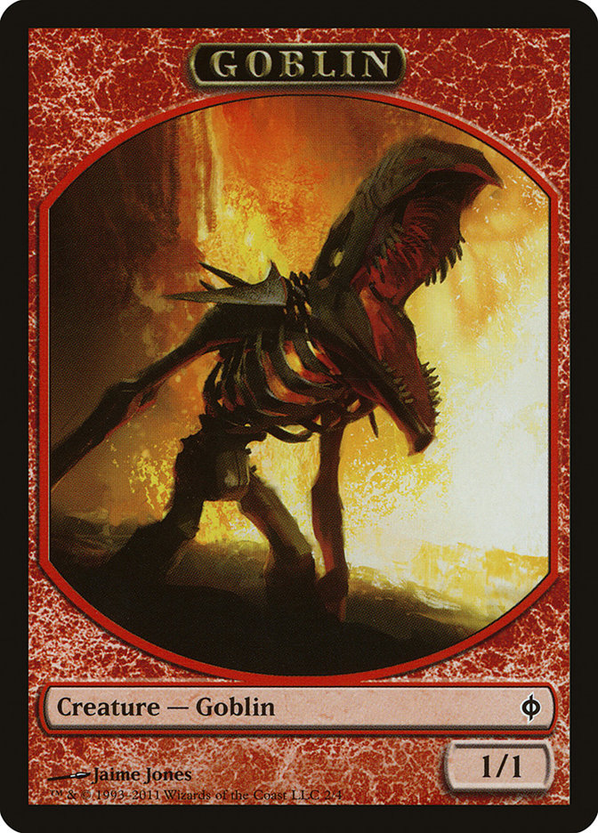 Goblin Token [New Phyrexia Tokens] | Yard's Games Ltd