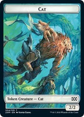 Cat // Copy Double-Sided Token [Double Masters Tokens] | Yard's Games Ltd