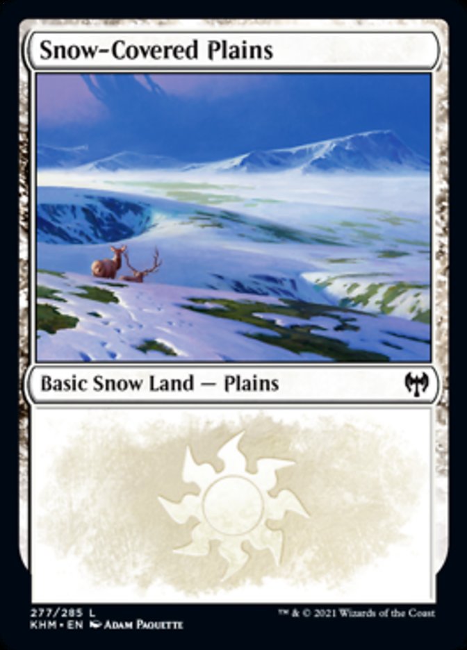 Snow-Covered Plains (277) [Kaldheim] | Yard's Games Ltd
