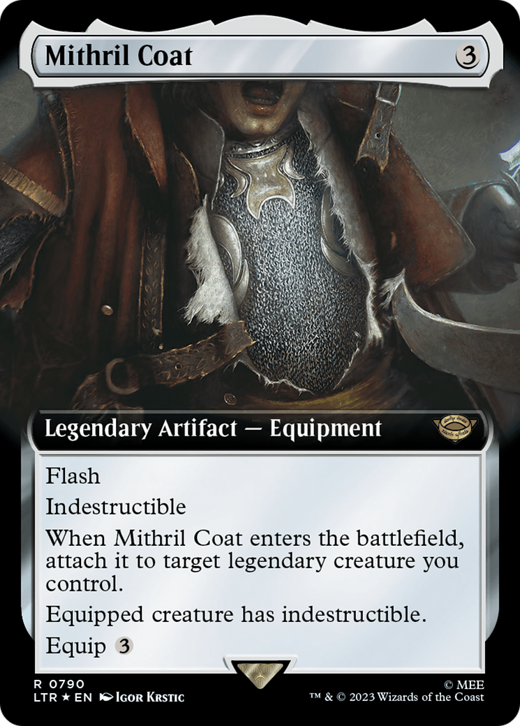 Mithril Coat (Extended Art) (Surge Foil) [The Lord of the Rings: Tales of Middle-Earth] | Yard's Games Ltd