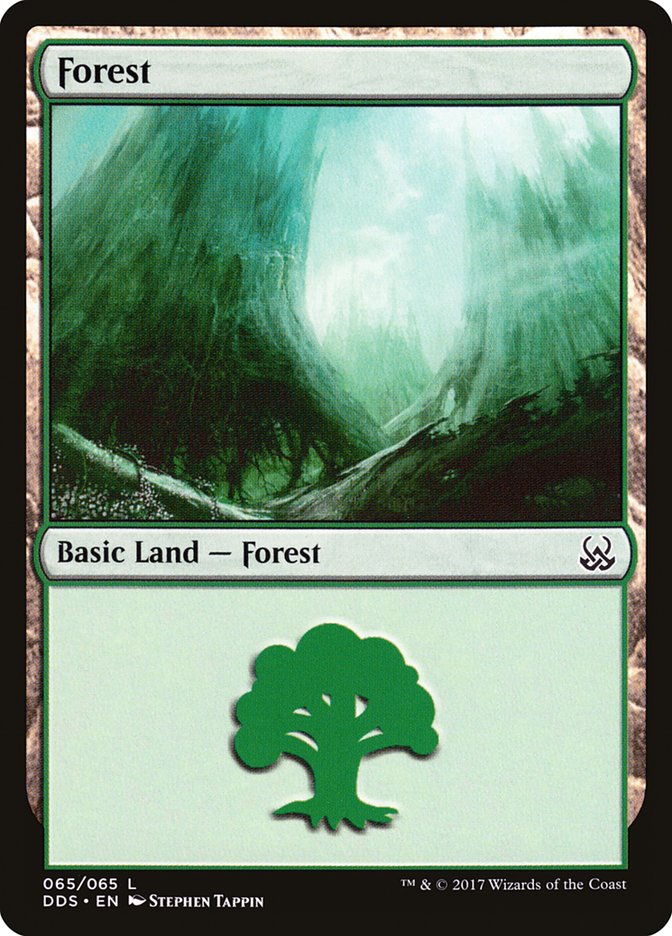 Forest (65) [Duel Decks: Mind vs. Might] | Yard's Games Ltd