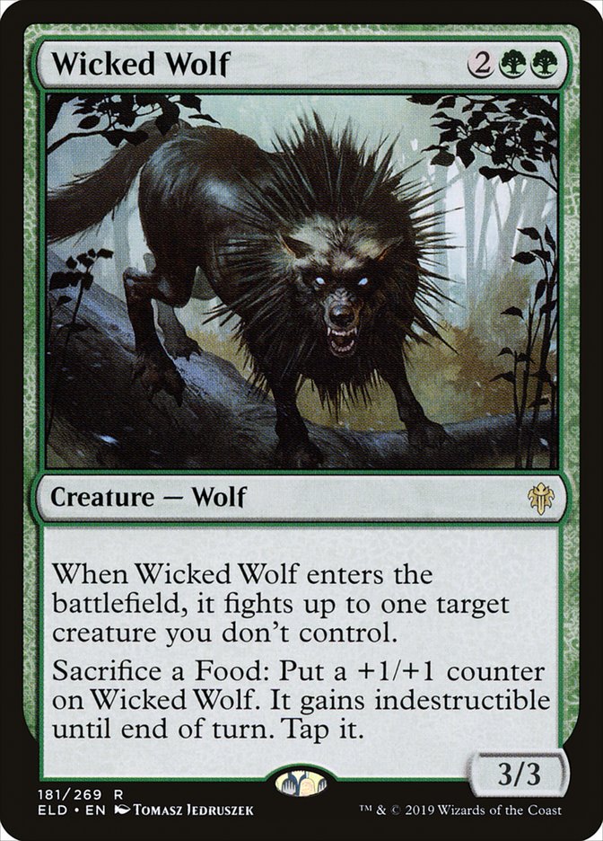 Wicked Wolf [Throne of Eldraine] | Yard's Games Ltd