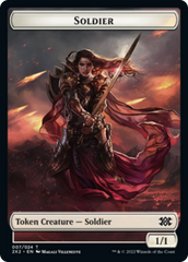 Egg // Soldier Double-Sided Token [Double Masters 2022 Tokens] | Yard's Games Ltd