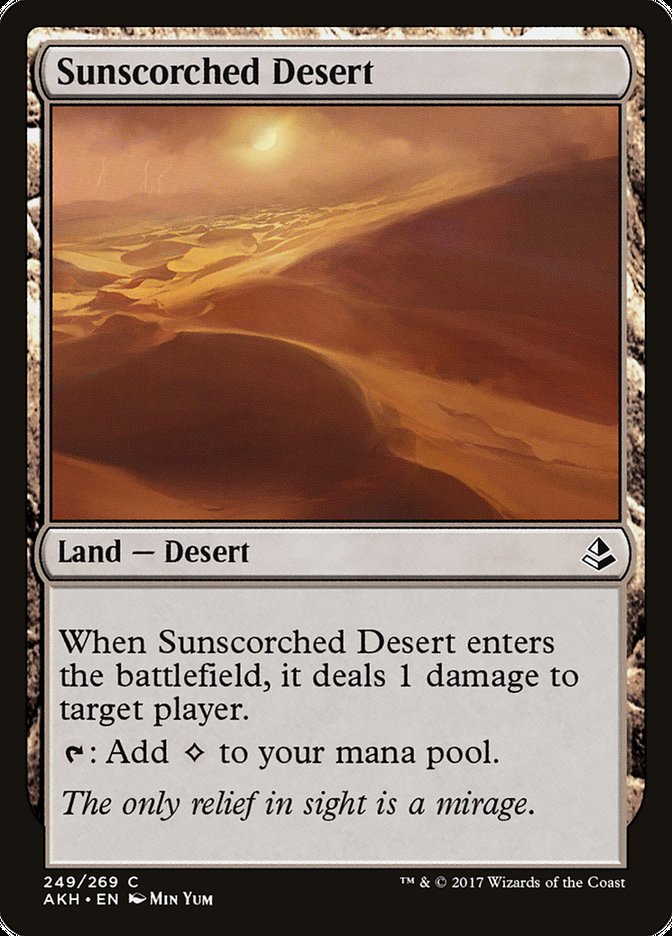 Sunscorched Desert [Amonkhet] | Yard's Games Ltd