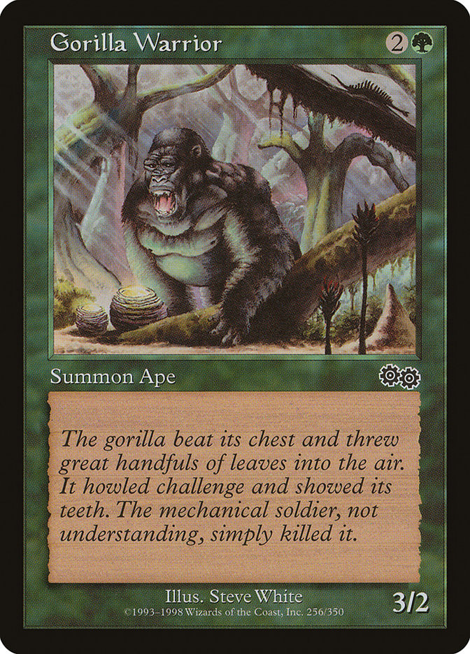 Gorilla Warrior [Urza's Saga] | Yard's Games Ltd