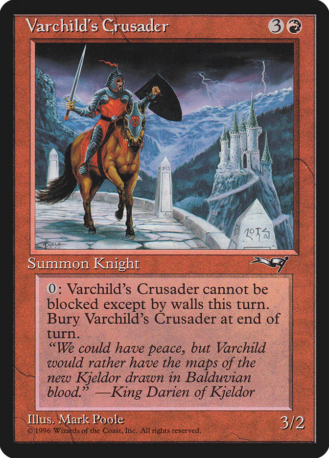 Varchild's Crusader (Brown Horse) [Alliances] | Yard's Games Ltd