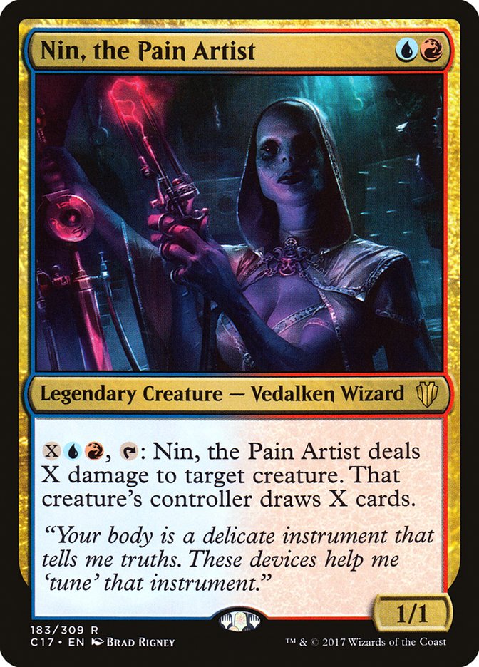 Nin, the Pain Artist [Commander 2017] | Yard's Games Ltd